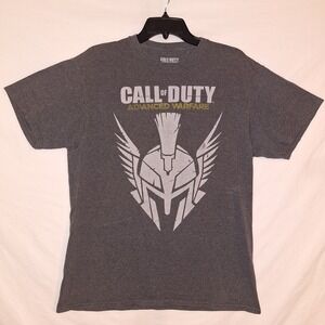 Call of Duty Advanced Warfare Central Task Force Graphic T-shirt Gray L Gaming